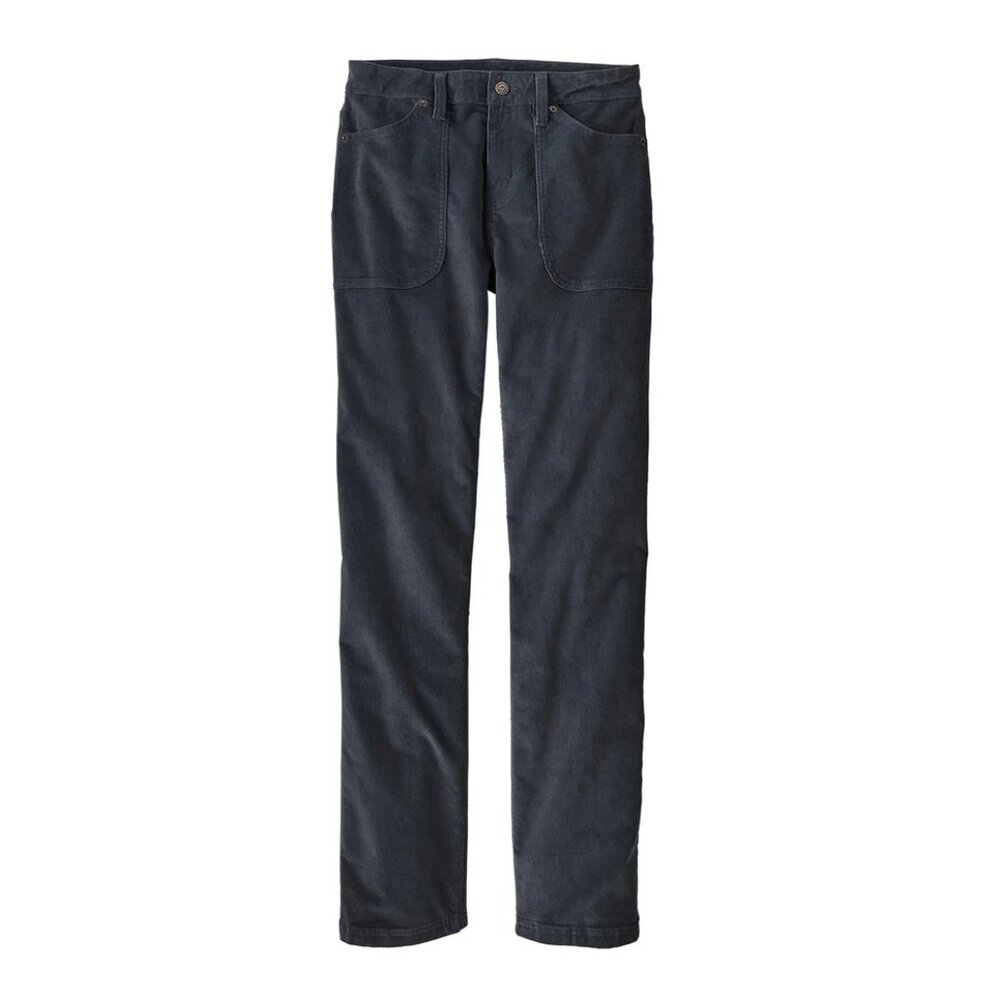 Patagonia‎ Womens Grand Pitch Corduroy Pants Navy Blue Sz 28 Organic Cotton